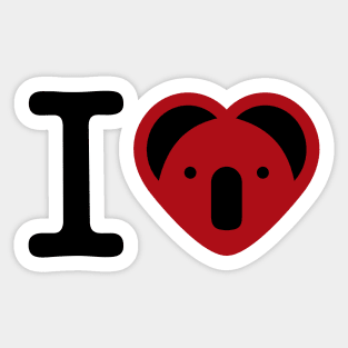 I love koalas Sticker